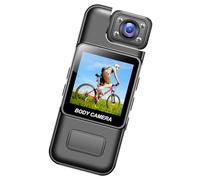 Long Clip on Camera Video Hands Wearable Design for Security Patrols Body Camera for Clip on Wearable Action Camera