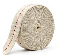 Long Cotton Flat Oil Lamp Wick, Replacement Wick for Paraffin Heaters and Kerosene Lamps, Quiet Burn for Vintage Lighting and Candle Making (Natural)