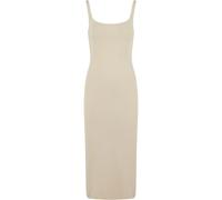 Long cotton jersey dress for women Urban Classics Basic Blanc S