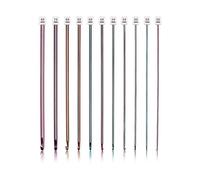 Long Crochet Hook Set, 11pcs Tunisian Crochet Hooks Multicolor Afghan Crochet Needles For Crocheting, 2mm(b)-8mm(l), Great Knitting