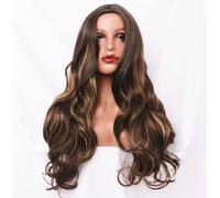 Long Curly Hair,Large Wave Loose Wave Wig,Natural Looking Synthetic Wigs,Wigs for Women Women Wigs,Washable, Breathable and Adjustable Head Circumference (A 65cm)