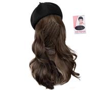 Long Curly Wigs Round Caps With Synthetic Fiber Hair Multiuse Cosplay Party Dome Hat Fashion Wigs Hat For Quick Hairstyles