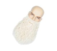 Long Curly Wizard Beard With Elastic Band Novelty Facials Hair Halloween Fake Beard Mustache For Cosplay Party Supplies Halloween Fake Beard
