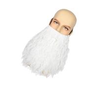 Long Curly Wizard Beard With Elastic Band Novelty Facials Hair Halloween Fake Beard Mustache For Cosplay Party Supplies Halloween Fake Beard