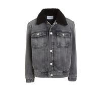 Long Denim Jacket - male - Calvin Klein Jeans - Light Jackets - Black - 14 Y - Kids 14 Y
