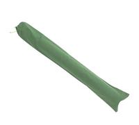 Long Dirt Bag - Widely Usage Waterproof Sheet, Increased Sand Storage Thick Green Sandless Soil Bag (Flood Prevention), Long Canvas Dirt Sack, Garage Flood Barrier, Flexible Flood Protection for Doors