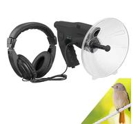 Long Distance Bird Watching Instrument Portable Listening Device ABS Parabolic Microphone Suitable for Adults and Children