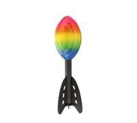 Long Distance Foam Ball | 28cm Whistle Throw Rocket | 60g Flight-Optimizing Tail | Sturdy PU material for maximum flight distance, perfect for outdoor games and physics learning