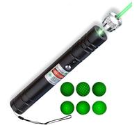 Dormencir Long-Distance Green Light Flashlight, Suitable for Exhibition Hall Display, Teaching Equipment, Outdoor Activities, (USB Charging)