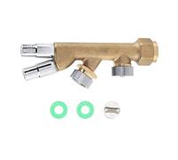 Long Distance Sprayer Brass High Pressure Nozzle 4 Nozzles Wide Angle Spraying Range for Fruit Tree Irrigation and Garden Cleaning 10.7cm 147g