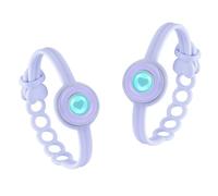 Long Distance Touch Bracelets, Light up & Vibration for Love - Pair of Couples Bracelets Long Distance Relationship Gifts for Girlfriend, Mother-Daughter, Sisters Bluetooth APP Set Up Pairing Jewelry