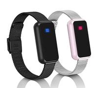 Long Distance Touch Bracelets Set of 2,Lovers Are Closer Than Ever, Remote Smart Connection Love Bracelet,For Couples Lovers Family Kids Friends, Cheap Relationship Couples Gifts Pink