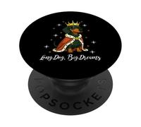 Long Dog Big Dreams Dachshund Dog Owner Puppy Dog Lover PopSockets Adhesive PopGrip