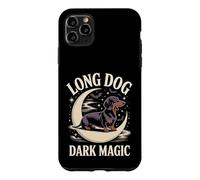 Long Dog Dark Magic Spooky Wiener Dog Halloween Case for iPhone 11 Pro Max