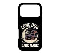 Long Dog Dark Magic Spooky Wiener Dog Halloween Case for iPhone 17 Pro