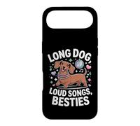 Long Dog Loud Songs Besties Funny Dachshund Disco Case for iPhone Air