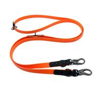Long Dog - Rubber Strap - Heavy Duty Training Lead - Weatherproof PVC Dog Lead Comes with Two Secure Metal Clips A Long Lasting Traction Rope Perfect for Outdoor Walking
