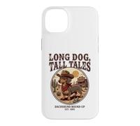 Long Dog, Tall Tales Dachshund Round Up Western Cowboy Case for iPhone 14 Plus