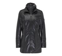 Long Donatella Leather Jacket - female - Carlo Colucci - Leather Jackets - Black - M - Jackets M