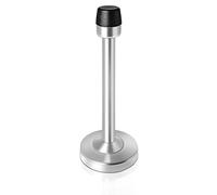 Long Door Stop, 120mm Door Stop Floor Wall Mount Door Stopper, Stainless Steel Brushed Satin Nickel, 5 Inch Long Doorstop Door Hold for Heavy Doors