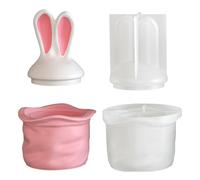 Long Eared Rabbits Silicone for Storage Jars Crafting Decorative Containers and Gift Rabbits Storage