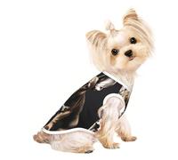 long ears french bulldog print Dog Clothes T Shirts for Small Dogs Breathable Puppy Kitten Dog Shirts for Pet Dogs Cats