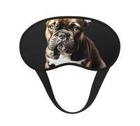 Long Ears French Bulldog Print Sleep Mask, Eye Sleeping Mask for Women and Men for Total Darkness, Reduces Puffy Eye Mask