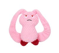 Long Ears Rabbit Dog Squeaker Toys Crinkle Paper Stuffed Interactive Chew Bunny Toy for and Engagement (35x26.5cm)