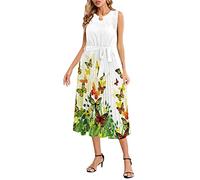 Long Evening Dresses for Women UK Size 22 Deals of The Day Ladies Lace Dresses Size 16 Knee Length Casual Dresses Ladies Daywear Casual Everyday Spring Summer Garden Party Holiday Celebrations