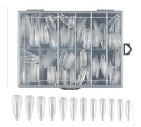 Long Fake Nails Artificial Acrylic Nails Matte Full Covers Tips 240pcs False Manicure Kits For Women Girls Artificial Acrylic Nail