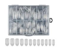 Long Fake Nails Artificial Acrylic Nails Matte Full Covers Tips 240pcs False Manicure Kits For Women Girls Artificial Acrylic Nail