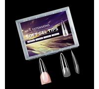 Long False Nails Clear Acrylic Coffin Shape 240pcs Full Covers Artificial For Salons And Art 12 Sizes Nail Art Kit