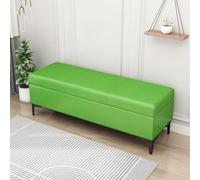Long Faux Leather Sto Ottoman Bench Upholstered Entryway nizer & Toy Box Supports 300 lbs Recu Coffee Table Home Fur