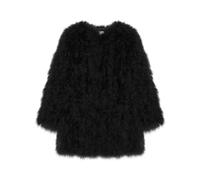Long Feather Jacket - female - Yves Salomon - Faux Fur & Shearling Jackets - Black - XS - Jackets XS