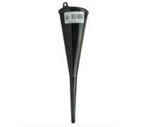 Long Funnel Black - Fuel Funnel with Fine Mesh Filter for Easy Refilling - Thick Plastic Fuel Funnel for Petrol, Diesel, Oil, Ad-blue, Water, Screen Wash
