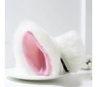 Long Fur Fox Cat Ear Hair Clip, Fashion Girl Lolita Party Anime Cosplay Halloween Costume