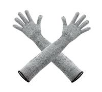 Long Garden Gloves woman, Long Forearm Protection Thorn, 17.72 inches, Durable Gardening Gloves for Men, Ideal for Pulling, Cutting, Cleaning, Landscaping, Outdoor Planting, Weeding, and Trimming