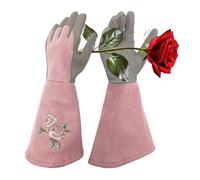 Long Gardening Gloves for Women Thorn Proof, Long Protection Mitten for Yard, Women's Rose Pruning Gardening Gloves, Non-slip Oxford Cloth Thorn Proof Garden Long Sleeves Glove for Planting, Pruning