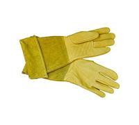 Long Gardening-Gloves Women/Men-Thorn Proof Rose Pruning Heavy Duty Gauntlet(with Palm Rest,Small)