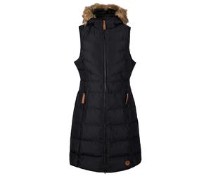 Long gilet without sleeves for women Trespass Audrey Black L