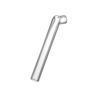 LONG Glass Mouthpiece for Venty - Venty Vaporizer Cooling Unit Accessories Tube Stem, Includes 2 Silicone Gasket, 1 Pack