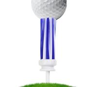 Long Golf Teas Flexible Aids for Golf Sports Training, Golf Ball Supports with advanced low friction accessories for pitch preparation or tournament on the lawn and art v