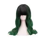 Long Green ita Wig Cosplay Izuku Midoriya Wig Women Hair Heat Resistant Synthetic Hair Perucas Wigs +Wig Cap