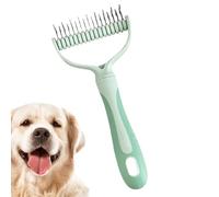 Long Hair Cat Brush - Double-Sided Design Pet Detangling Comb Dog Hair Brush - Dog Grooming Rakes, Cat Comb For Long-haired Cats, Bichon Frise
