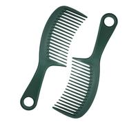Long Hair Comb Hair Combs Set for Women,Men and Kids-Wide Tooth Combs for Detangling,Smoothing-Curved Hair Combs for Curly,Straight,Short,Thick,Wet&Dry Hair-Shower Comb with Hole Hair Perm Comb(2 Pack