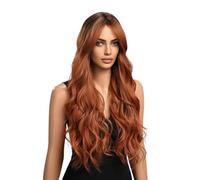 Long Hair Wig - Long Wigs For Women | Wigs Human Hair | Middle Part Lace Hairline Curly Wig | 63.5cm/25 Inches Cosplay Party Supplies, Breathable And Comfortable Headwear For Weddings, Role-Playing