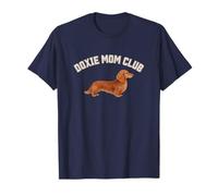 Long Haired Red Dachshund Mom Doxie Mom Club Doxie Gifts T-Shirt