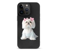 Long Haired Shih Tzu Printed Phone Case Slim Cute Cellphone Protective Cover Unisex Compatible with iPhone 14/14 Plus/14 Pro/14 Pro Max