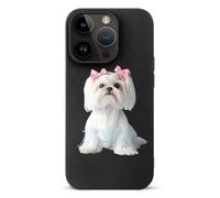 Long Haired Shih Tzu Printed Phone Case Slim Cute Cellphone Protective Cover Unisex Compatible with iPhone 14/14 Plus/14 Pro/14 Pro Max