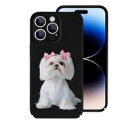 Long Haired Shih Tzu Printed Phone Case Slim Hard Cellphone Protective Cover Unisex Compatible with iPhone 14/14 Plus/14 Pro/14 Pro Max